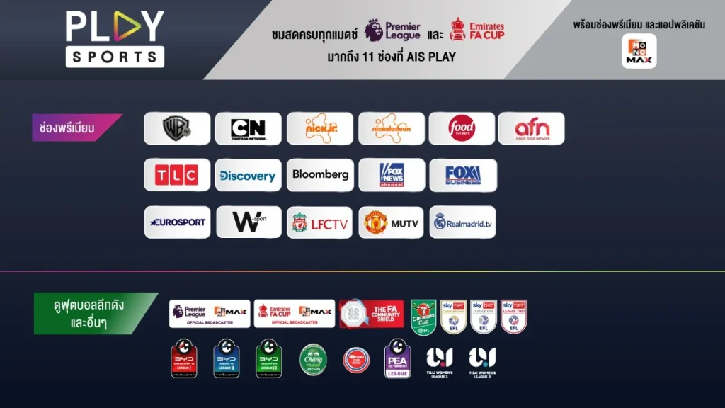 ช่องพรีเมียม ais play